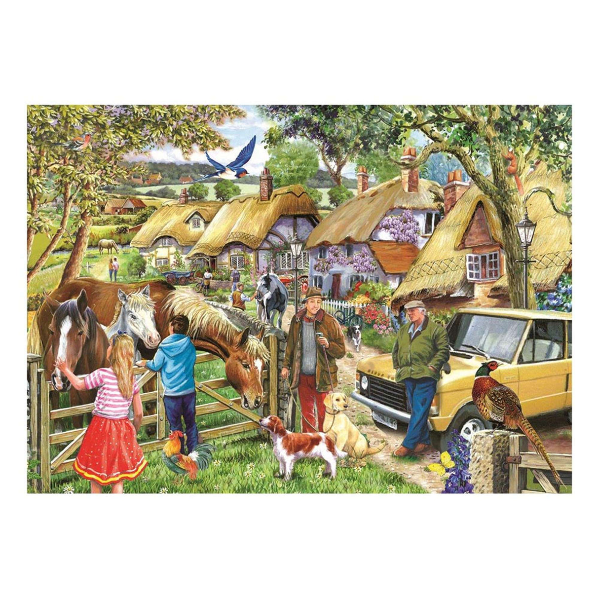 Horses & Hounds - BIG 500 Piece Jigsaw Puzzle