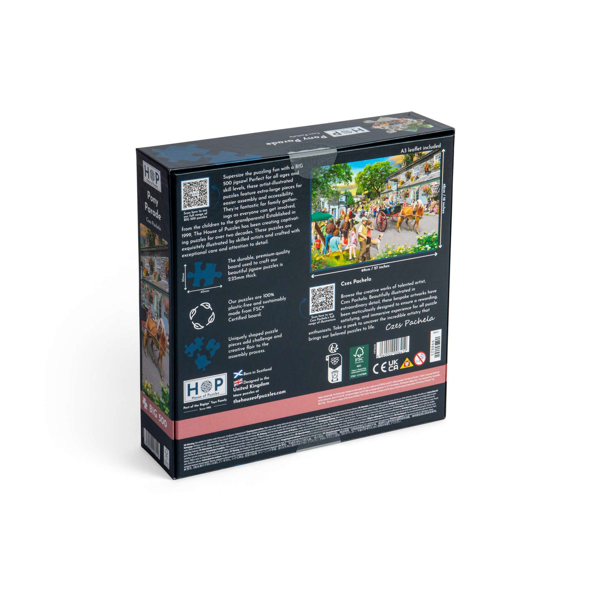 Pony Parade - BIG 500 Piece Jigsaw Puzzle