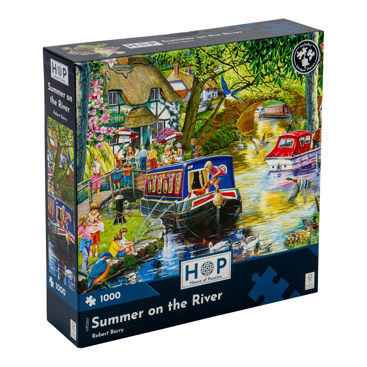 Summer on the River - 1000 Piece Jigsaw Puzzle