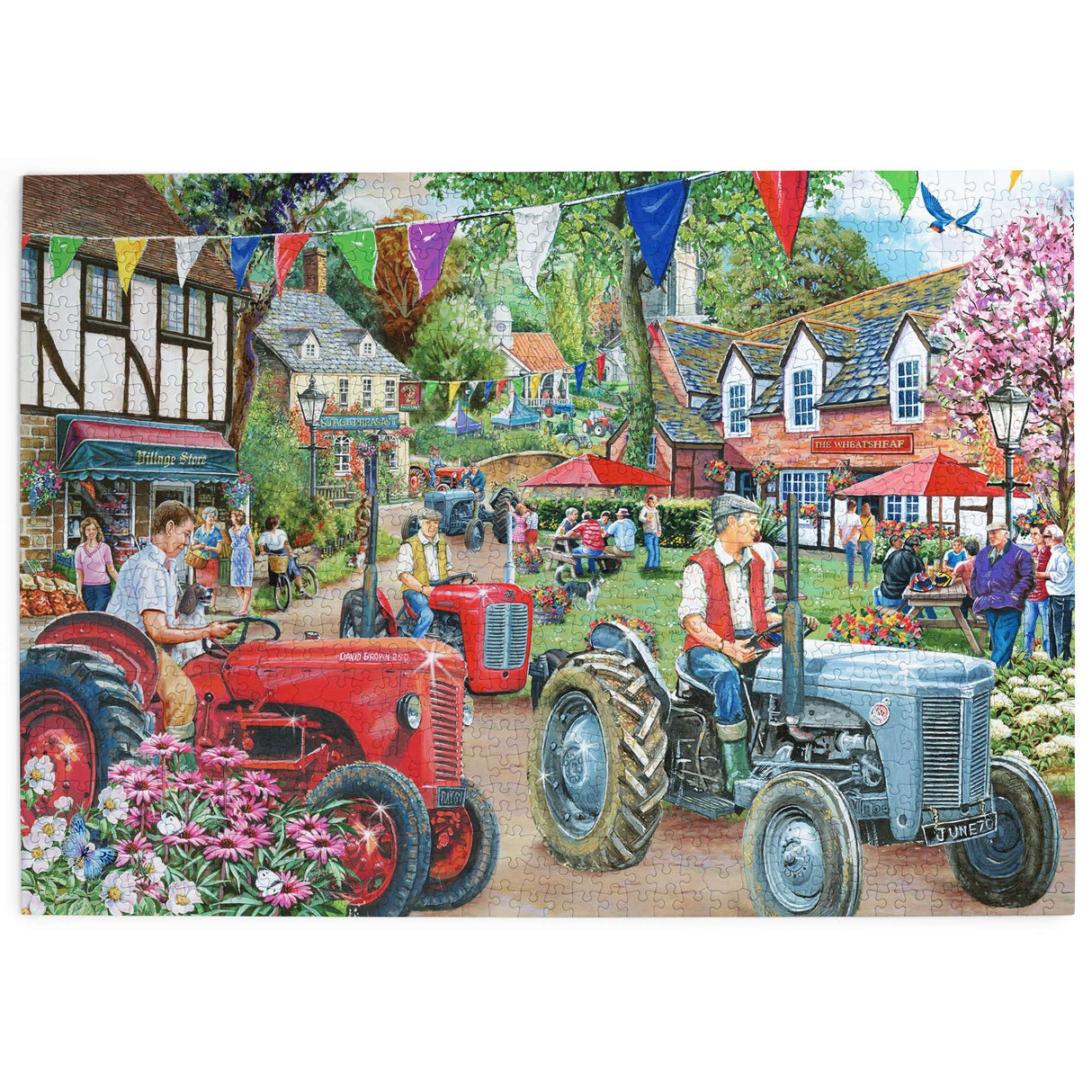 No.27 - Tractor Parade Find The Difference 1000 Piece Puzzle