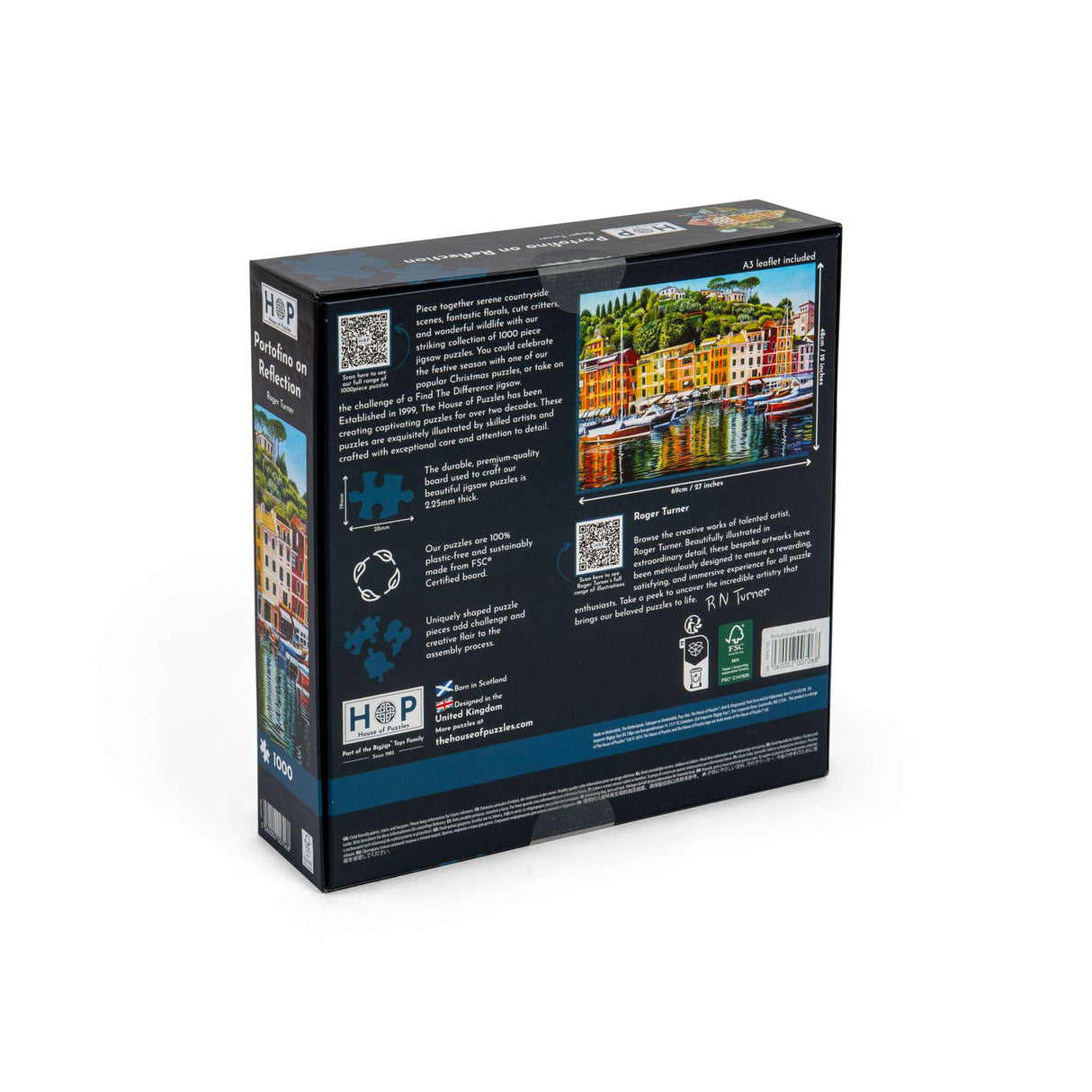 Portofino on Reflection 1000 Piece Puzzle