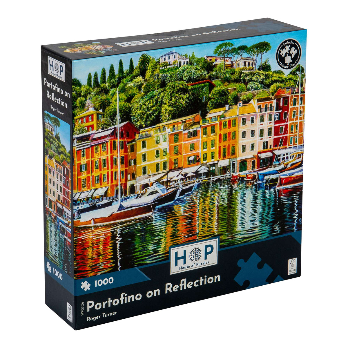 Portofino on Reflection | Seaside Jigsaw Puzzle | House of Puzzles