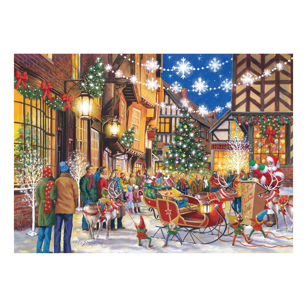 No.20 - Santa Switch On BIG 500 Puzzle