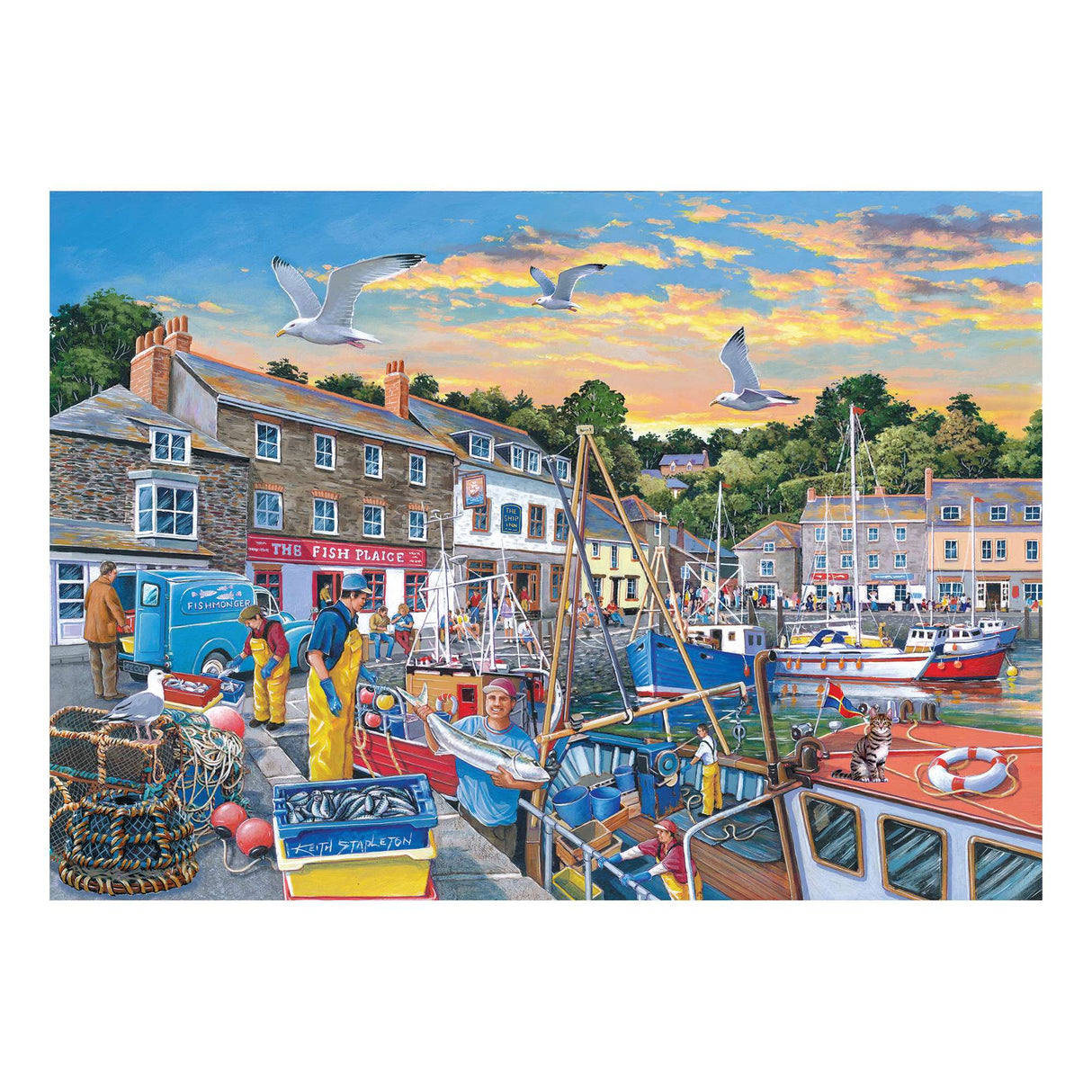 No.26 Catch of the Day Find The Difference BIG 500 Puzzle