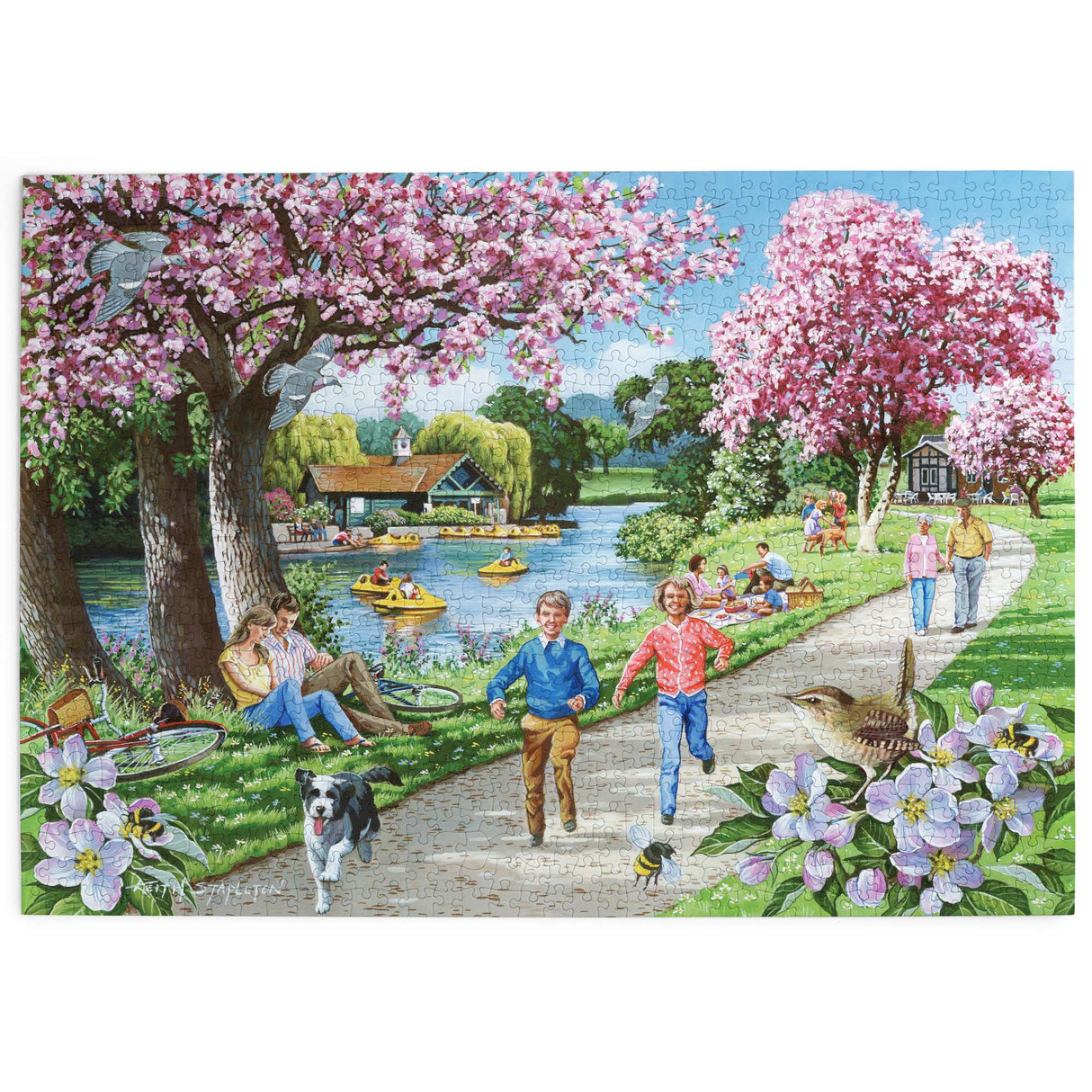 Apple Blossom Time 1000 Piece Puzzle