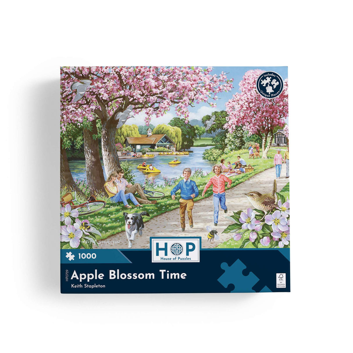 Apple Blossom Time 1000 Piece Puzzle