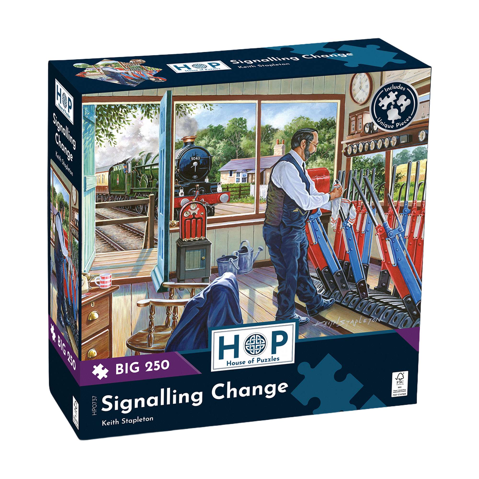 Signalling Change BIG 250 | Railway Jigsaw Puzzle | House of Puzzles