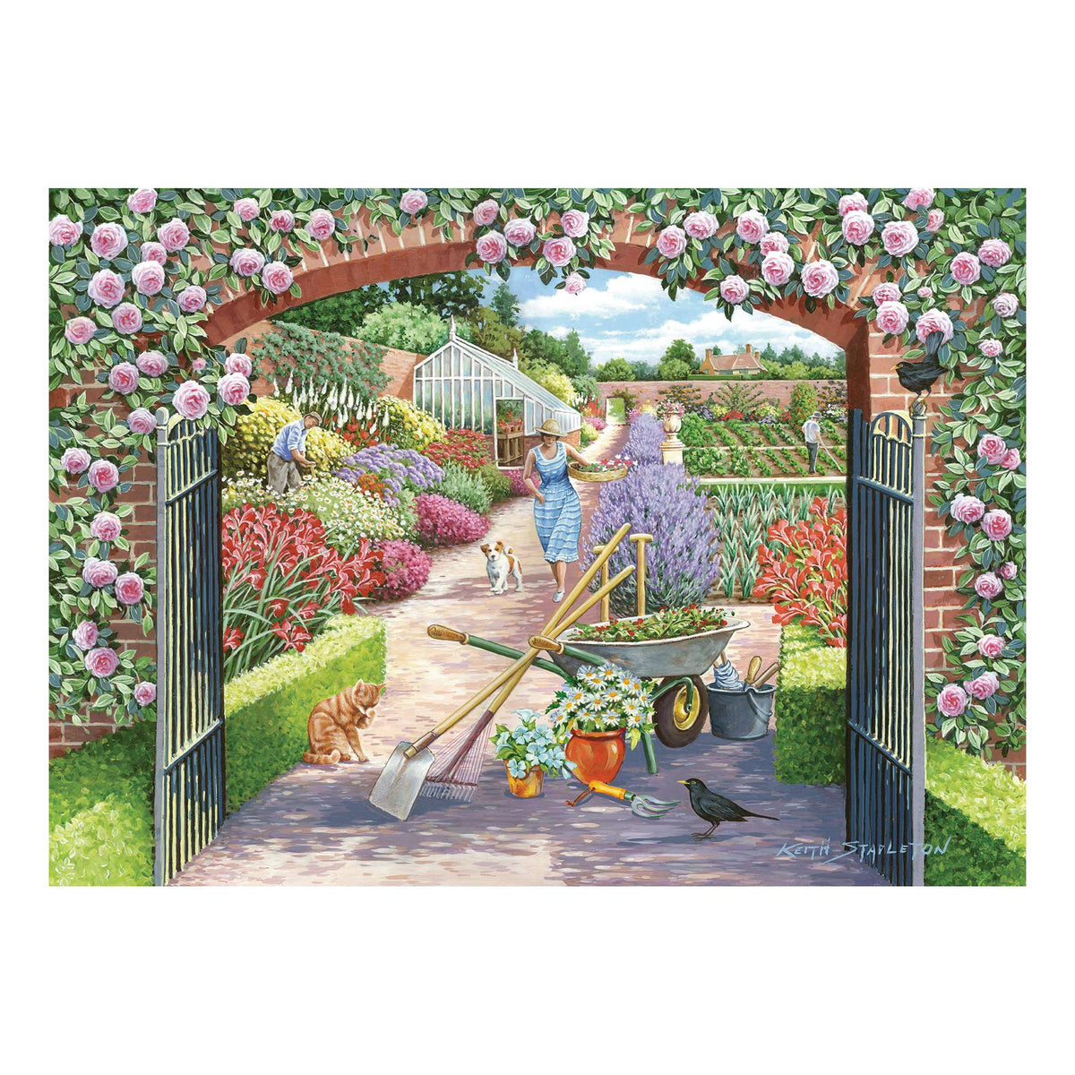 Walled Garden BIG 250 Puzzle - Damaged Box