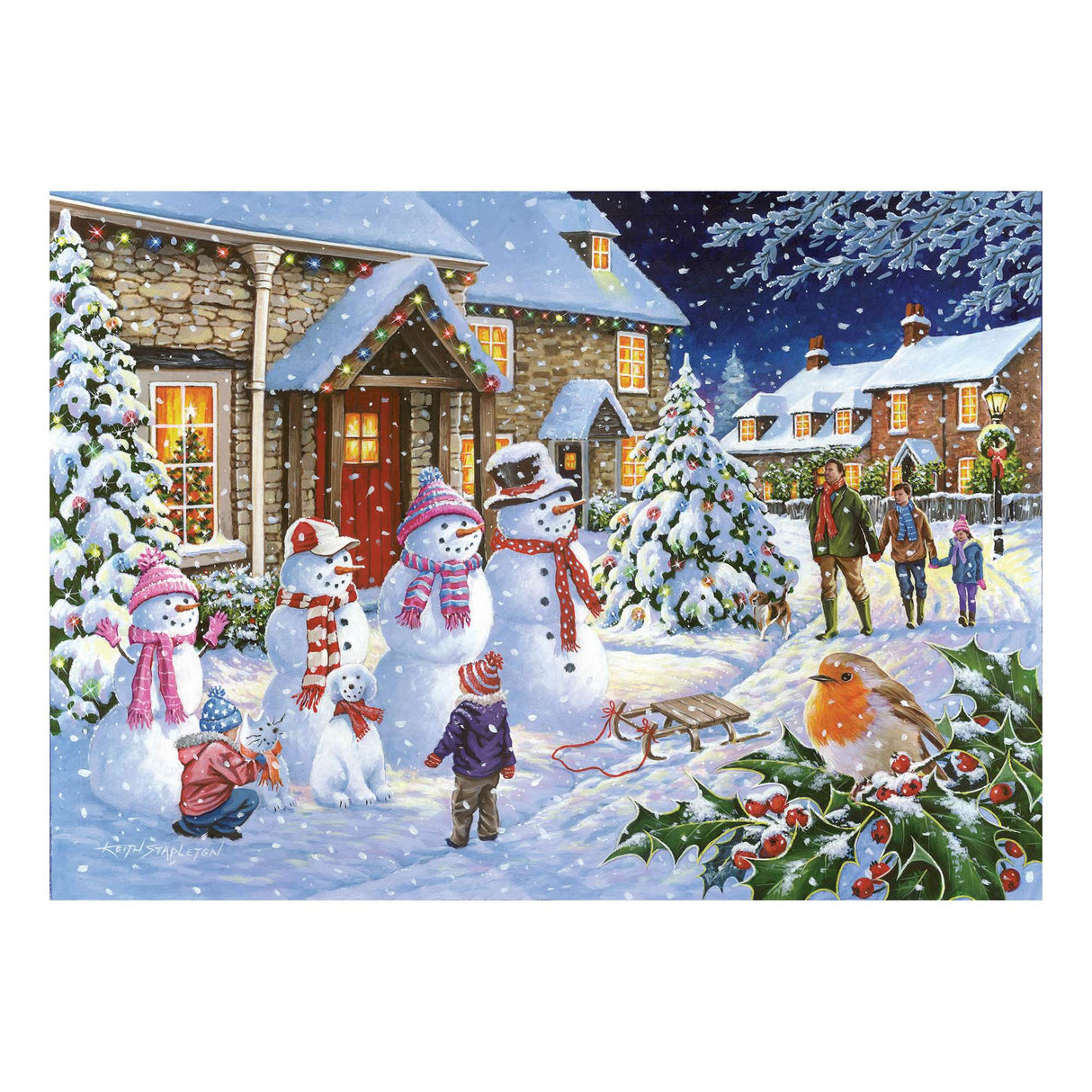 Snow Family BIG 250 Puzzle