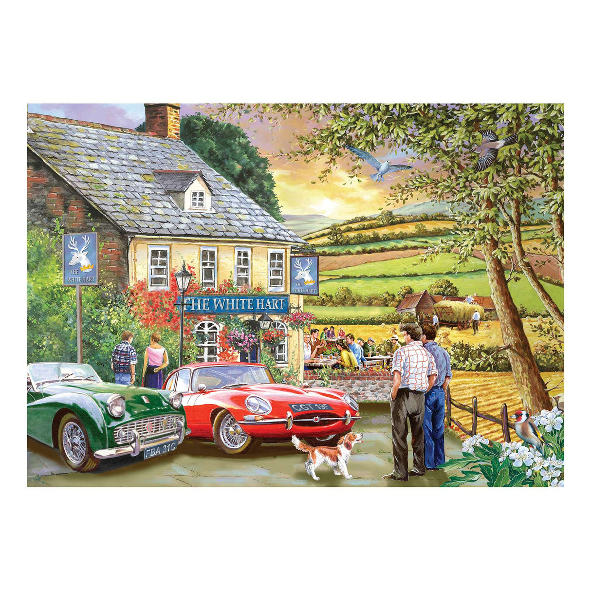Pleasant Evening 500 Jigsaw Puzzle - Damaged Box