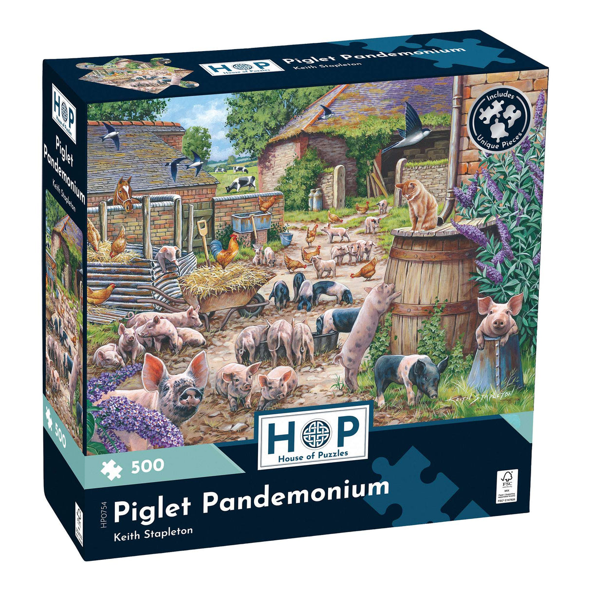 Piglet Pandemonium 500 Puzzle