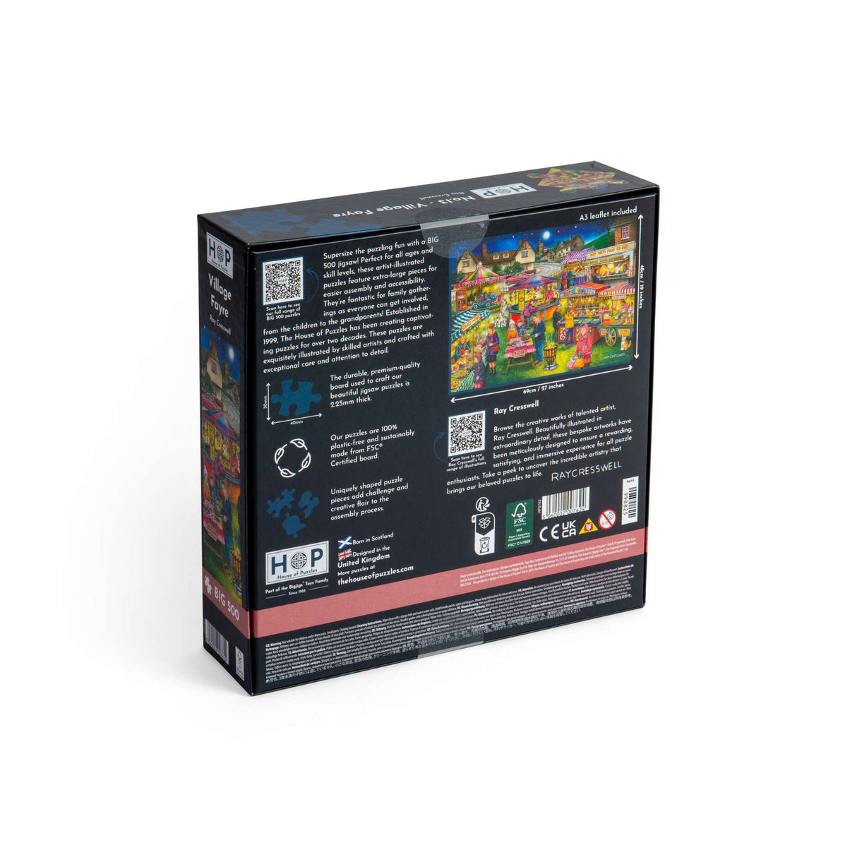 No.13 Village Fayre Find The Difference BIG 500 Puzzle
