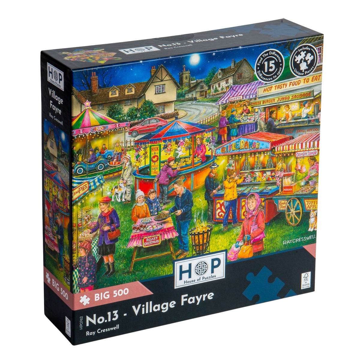 No.13 Village Fayre Find The Difference BIG 500 Puzzle