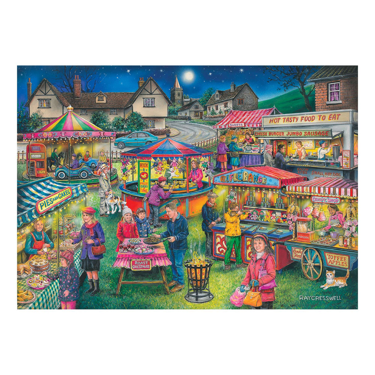 No.13 Village Fayre Find The Difference BIG 500 Puzzle