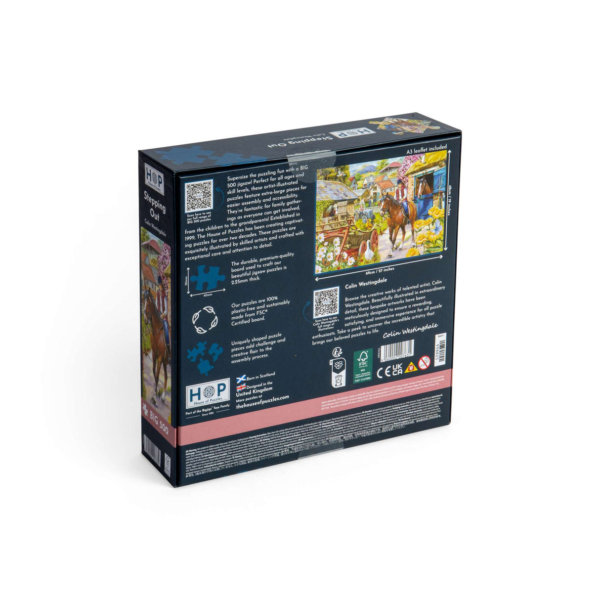 Stepping Out BIG 500 Jigsaw Puzzle - Damaged Box
