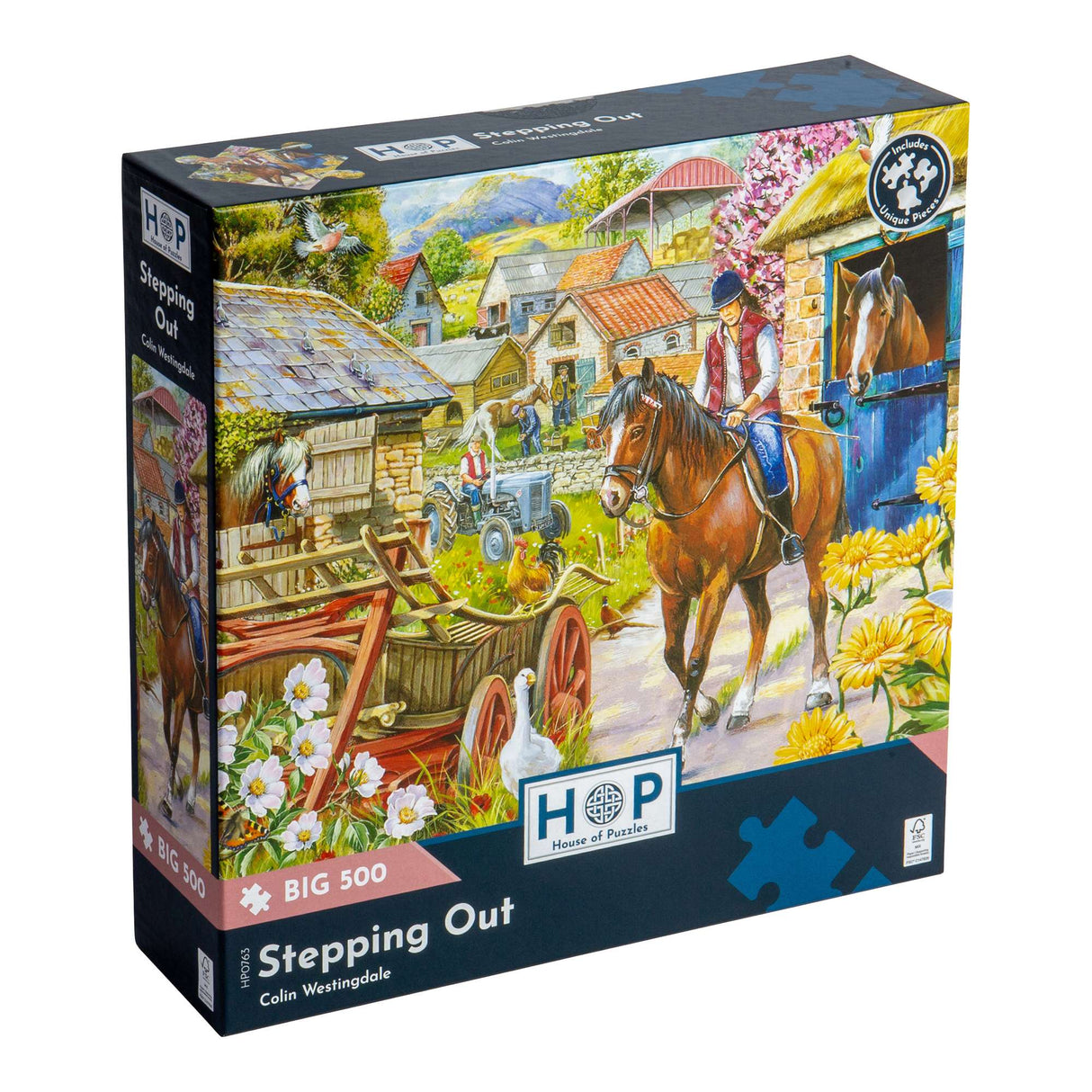 Stepping Out BIG 500 Jigsaw Puzzle - Damaged Box