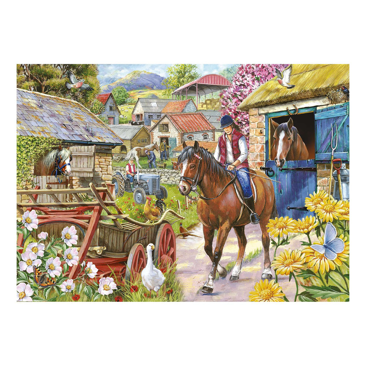 Stepping Out BIG 500 Jigsaw Puzzle - Damaged Box