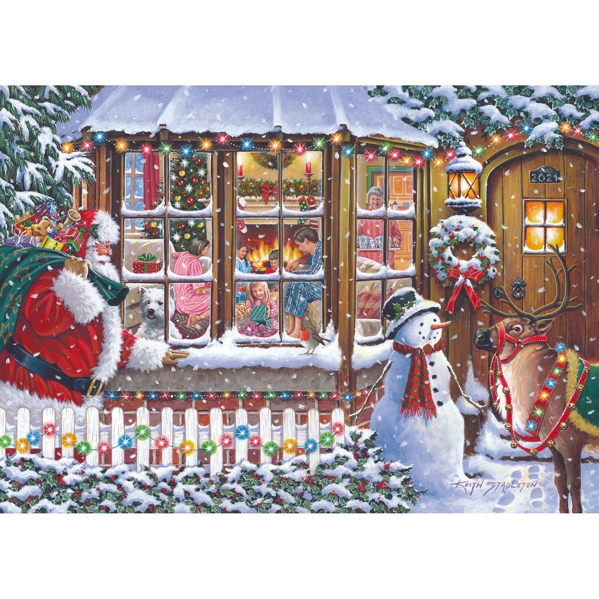No.16 - With Love From Santa BIG 500 Puzzle