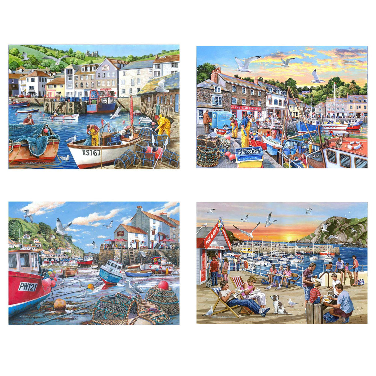 Days At The Dock - 4 x 500 Piece