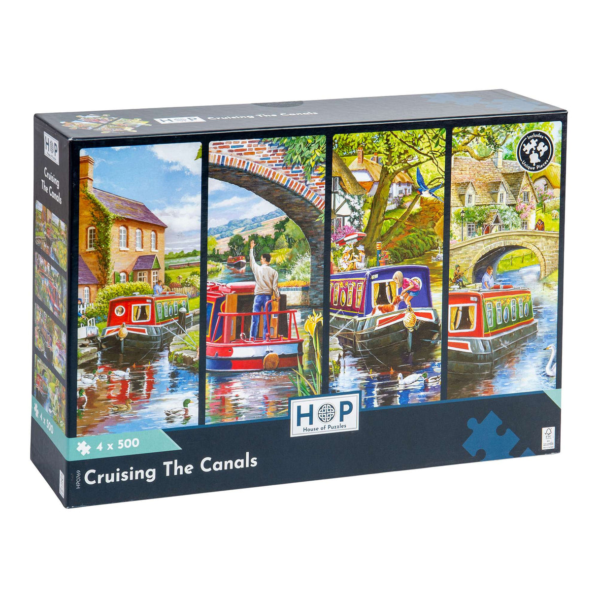 Cruising The Canals - 4 x 500 Piece