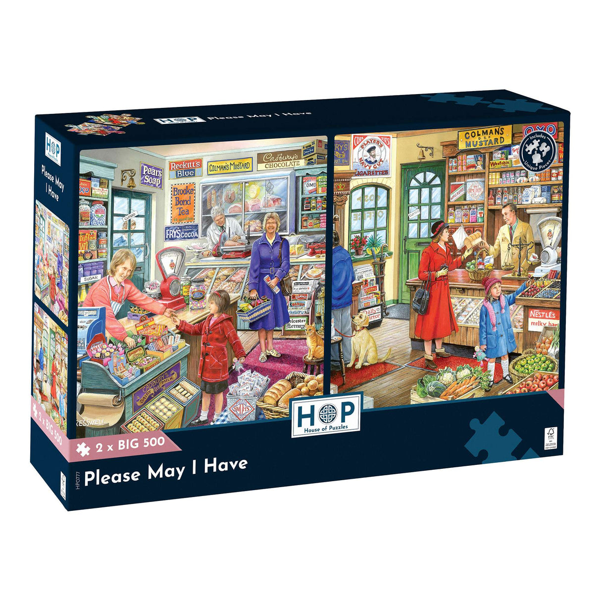 Please May I Have - 2 x BIG 500 Piece - Damaged Box