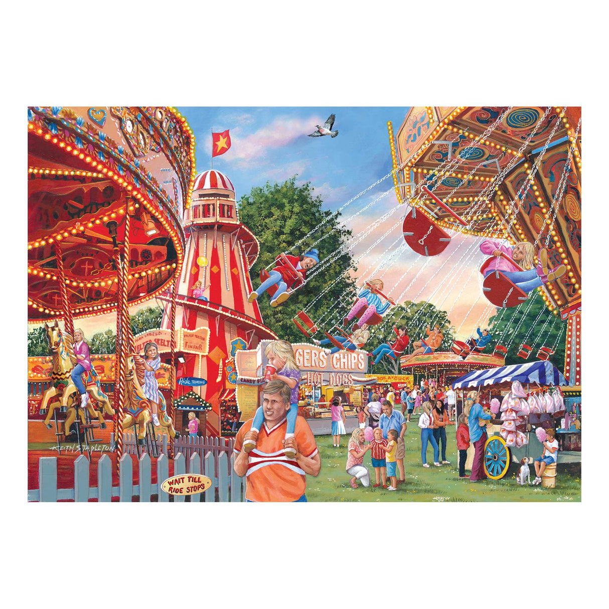 No. 28 - Fun at the Fair 1000 Jigsaw Piece Puzzle - Damaged Box