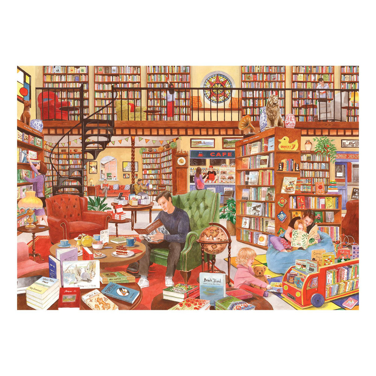 Tea and Tales 500 Piece Jigsaw Puzzle