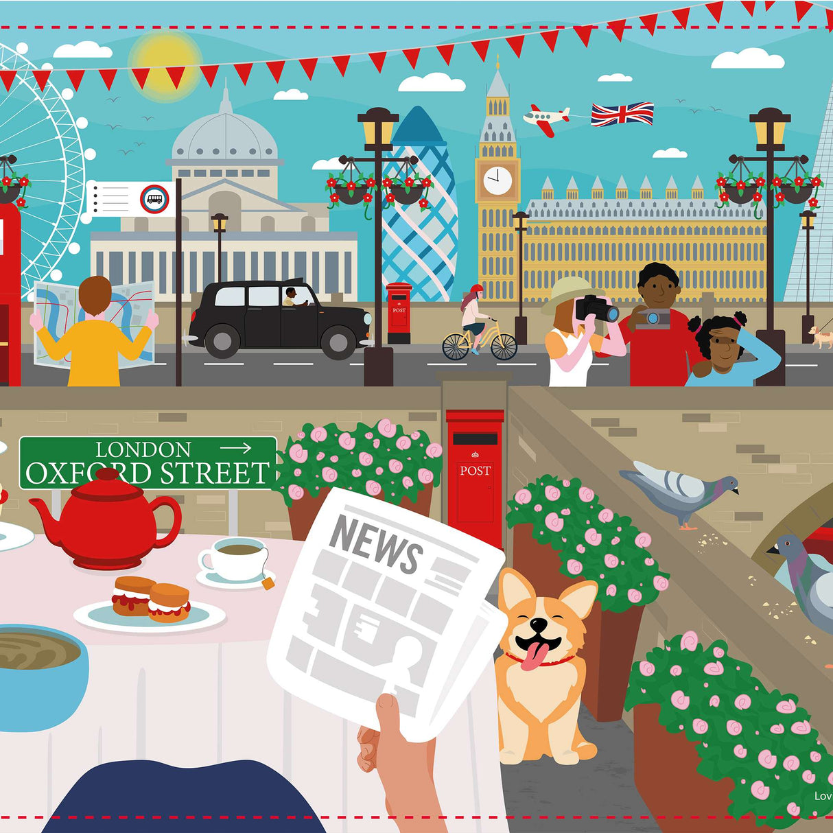 London Life 150 Piece Mini Puzzle in a Tube