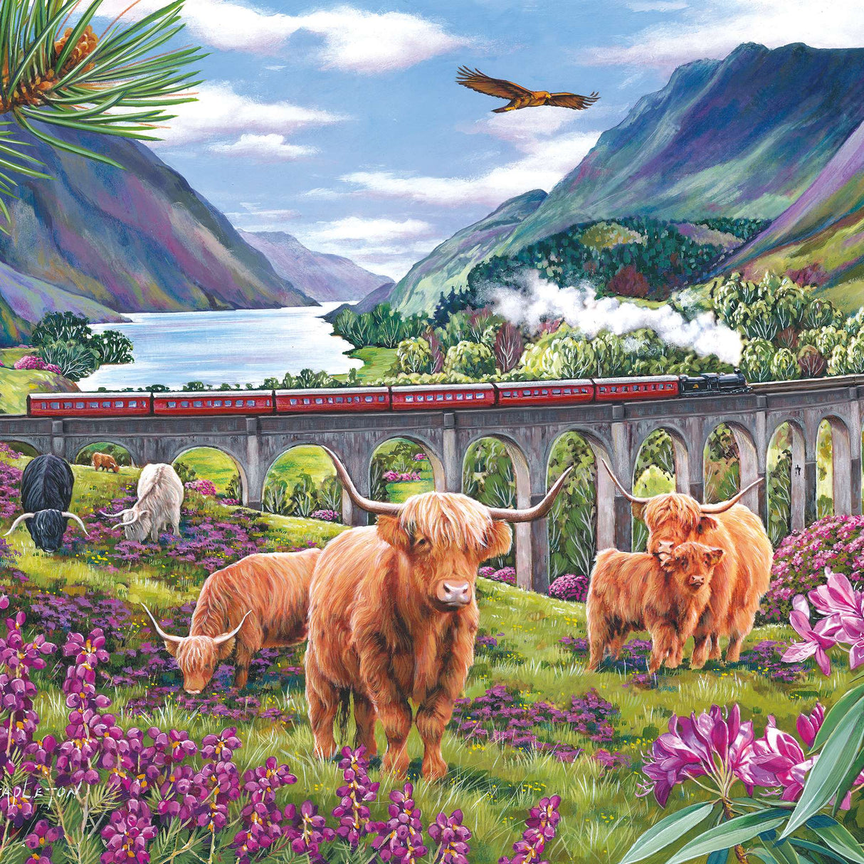 Glenfinnan 150 Piece Mini Jigsaw Puzzle in a Tube