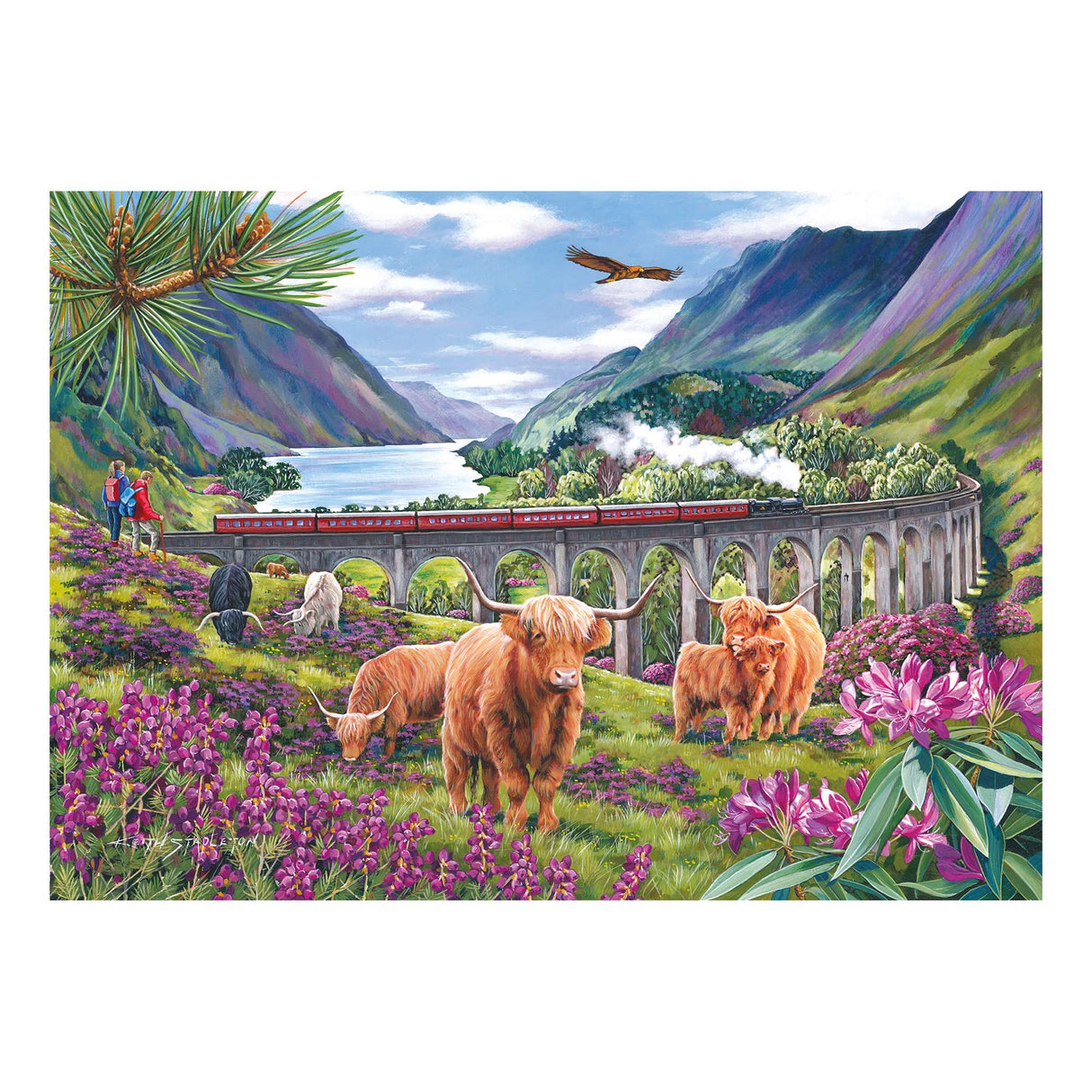 Glenfinnan 150 Piece Mini Jigsaw Puzzle in a Tube