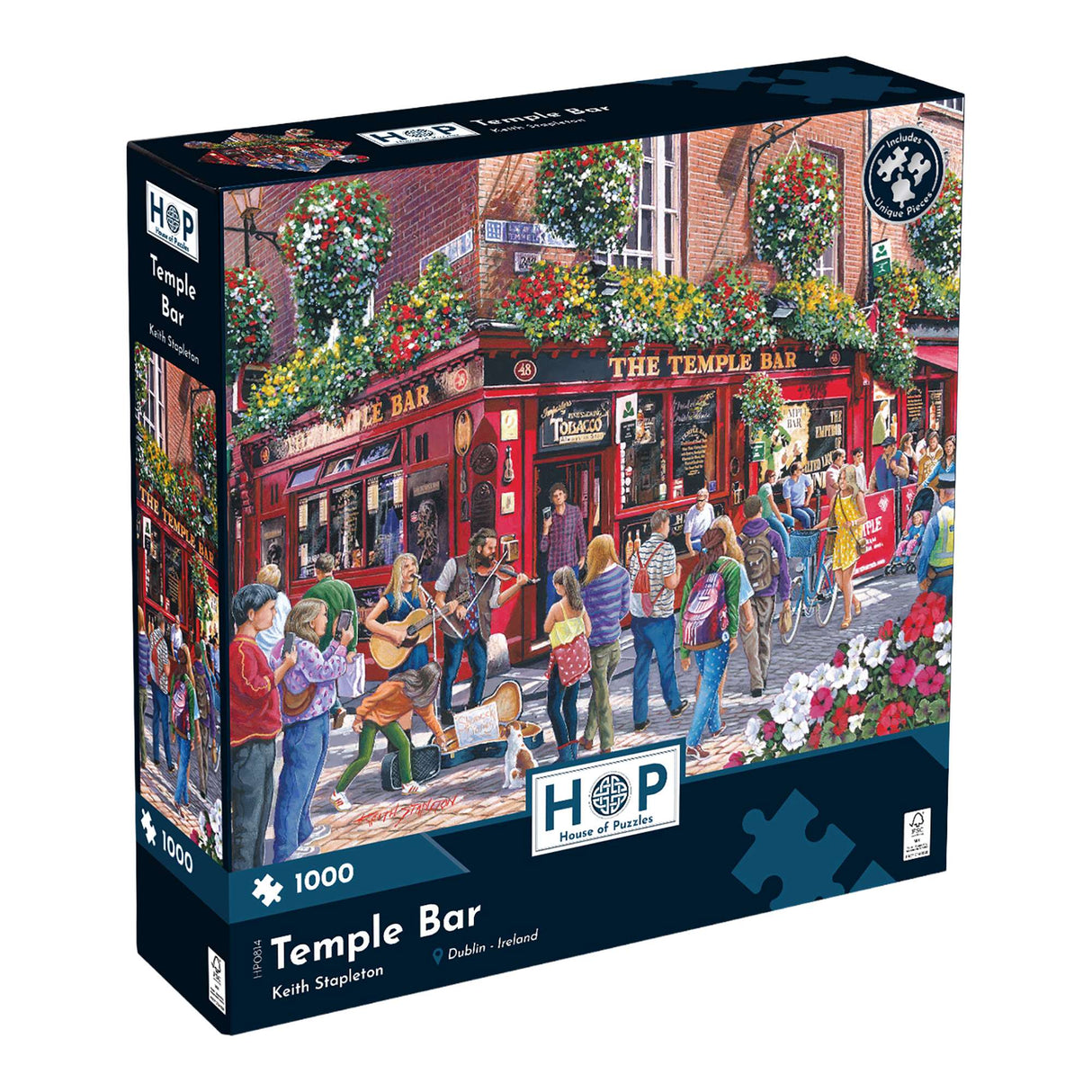 Temple Bar 1000 Piece Jigsaw Puzzle