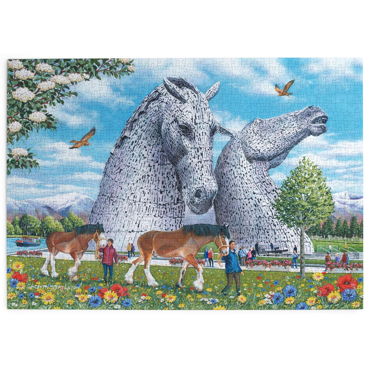The Kelpies 1000 Piece Jigsaw Puzzle