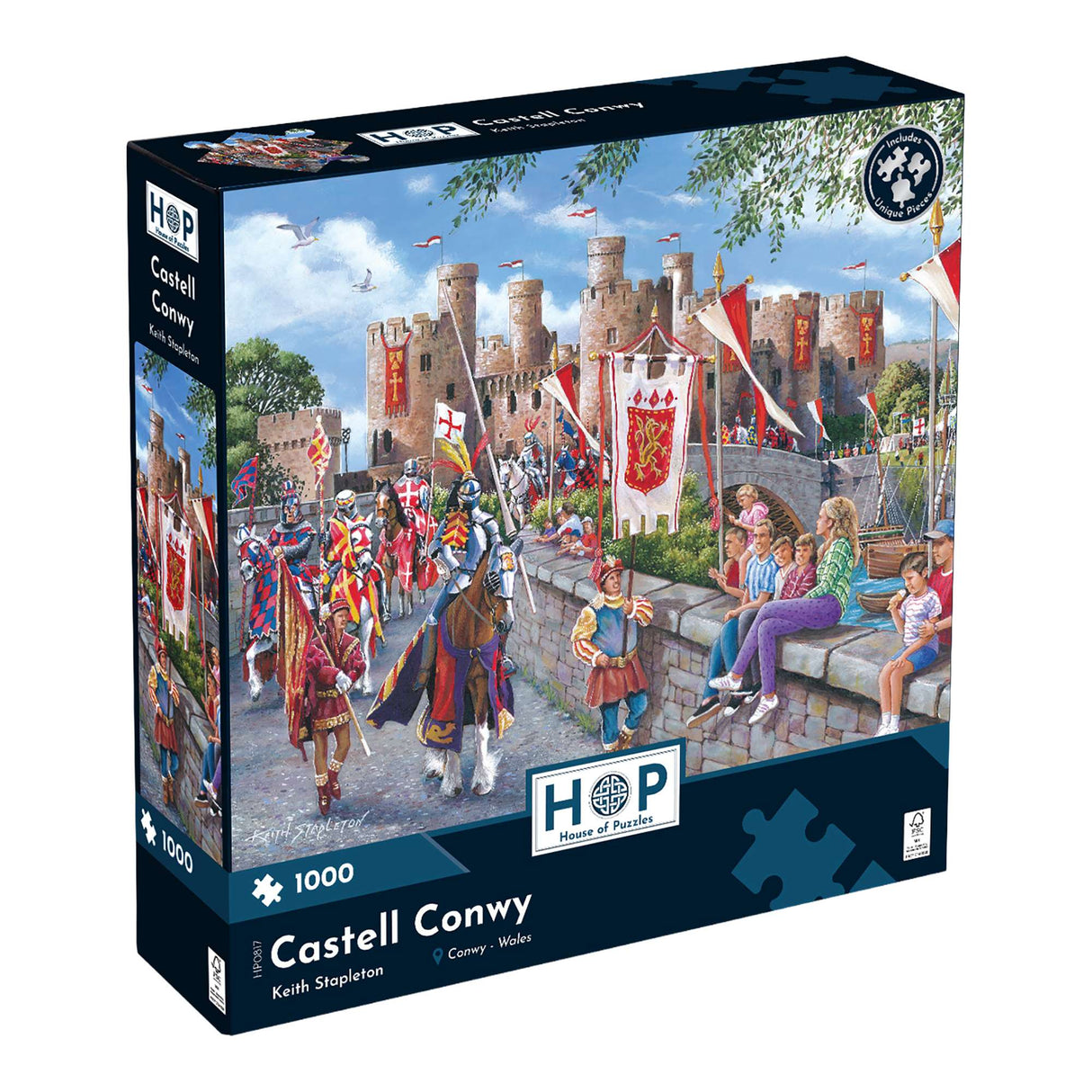 Castell Conwy 1000 Piece Jigsaw Puzzle