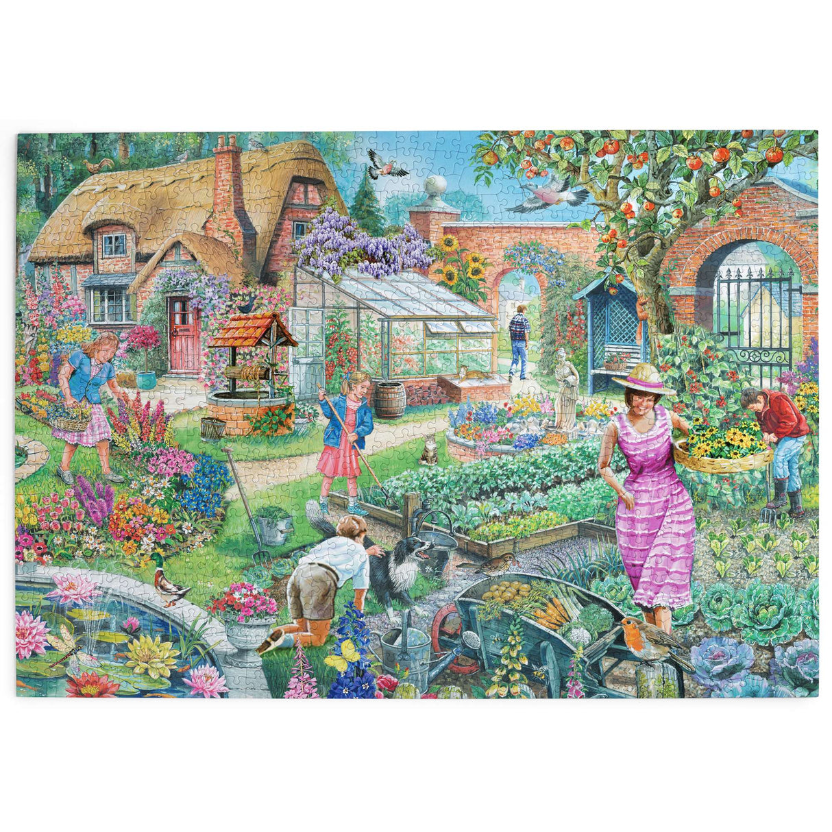 No.29 Pretty Potager Find The Difference 1000 Piece Jigsaw Puzzle