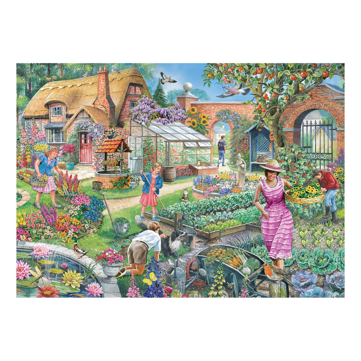 No.29 Pretty Potager 1000 Piece Jigsaw Puzzle