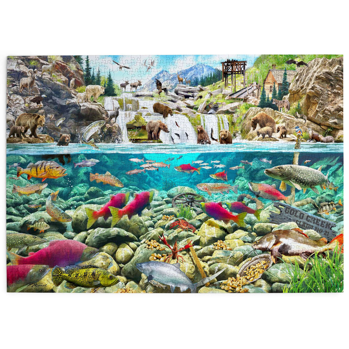 Gold Creek 1000 Piece Jigsaw Puzzle