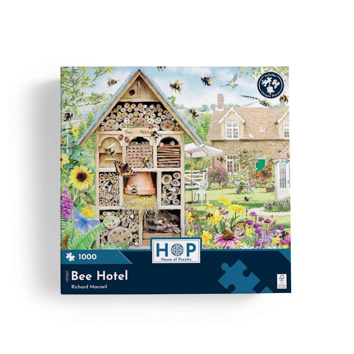 Bee Hotel 1000 Piece Jigsaw Puzzle