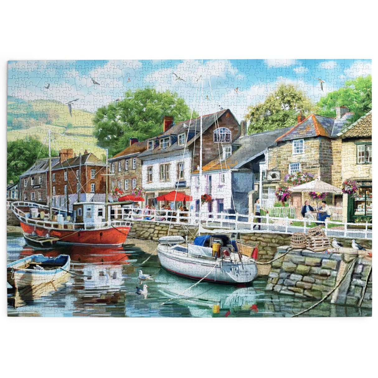 Waiting by the Wharf 500 Piece Jigsaw Puzzle