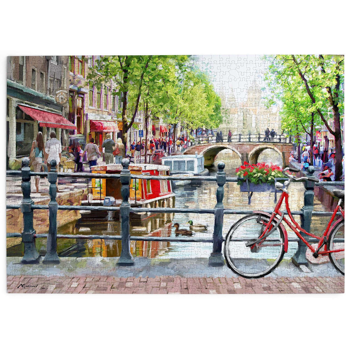 Spring in Amsterdam 1000 Piece Jigsaw Puzzle