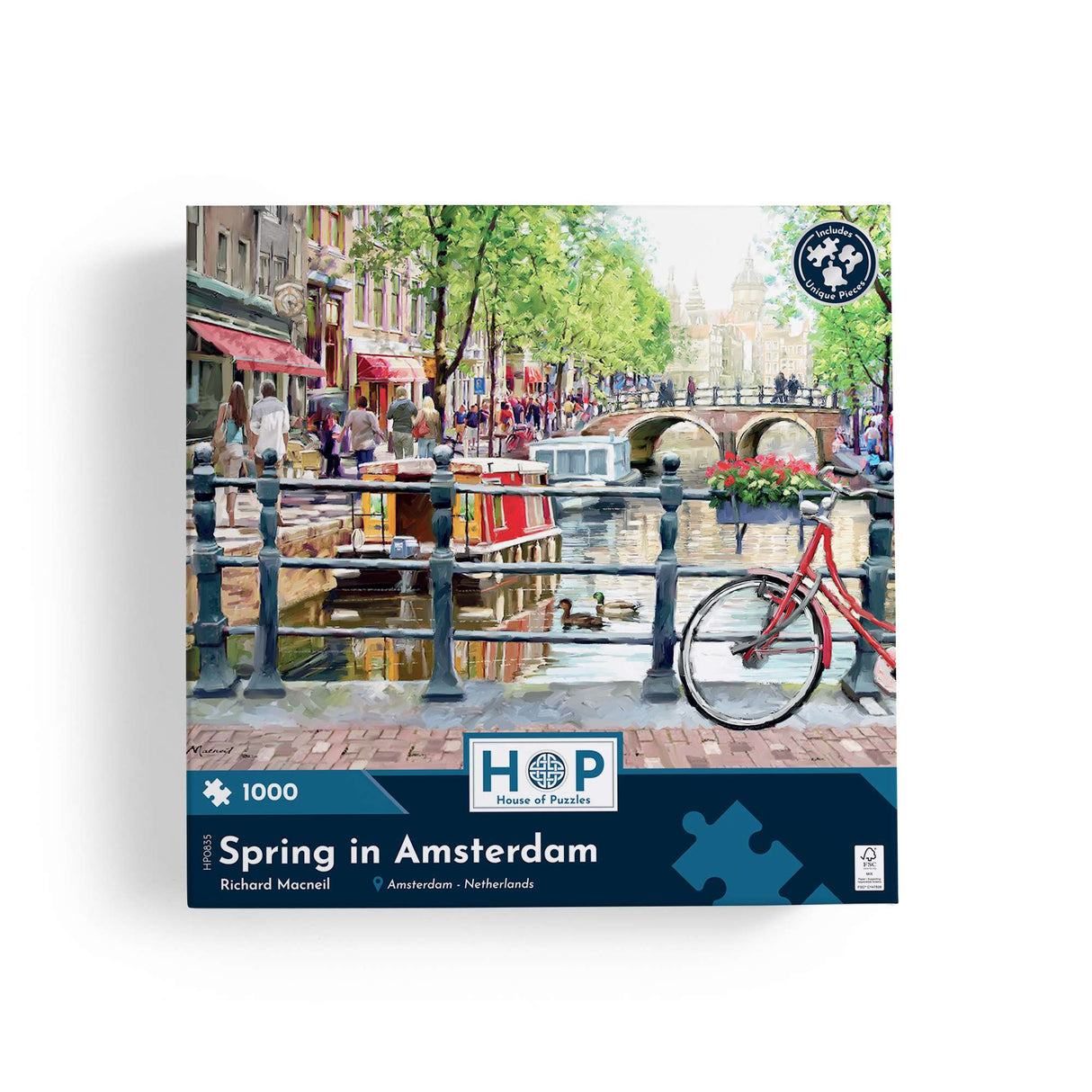Spring in Amsterdam 1000 Piece Jigsaw Puzzle