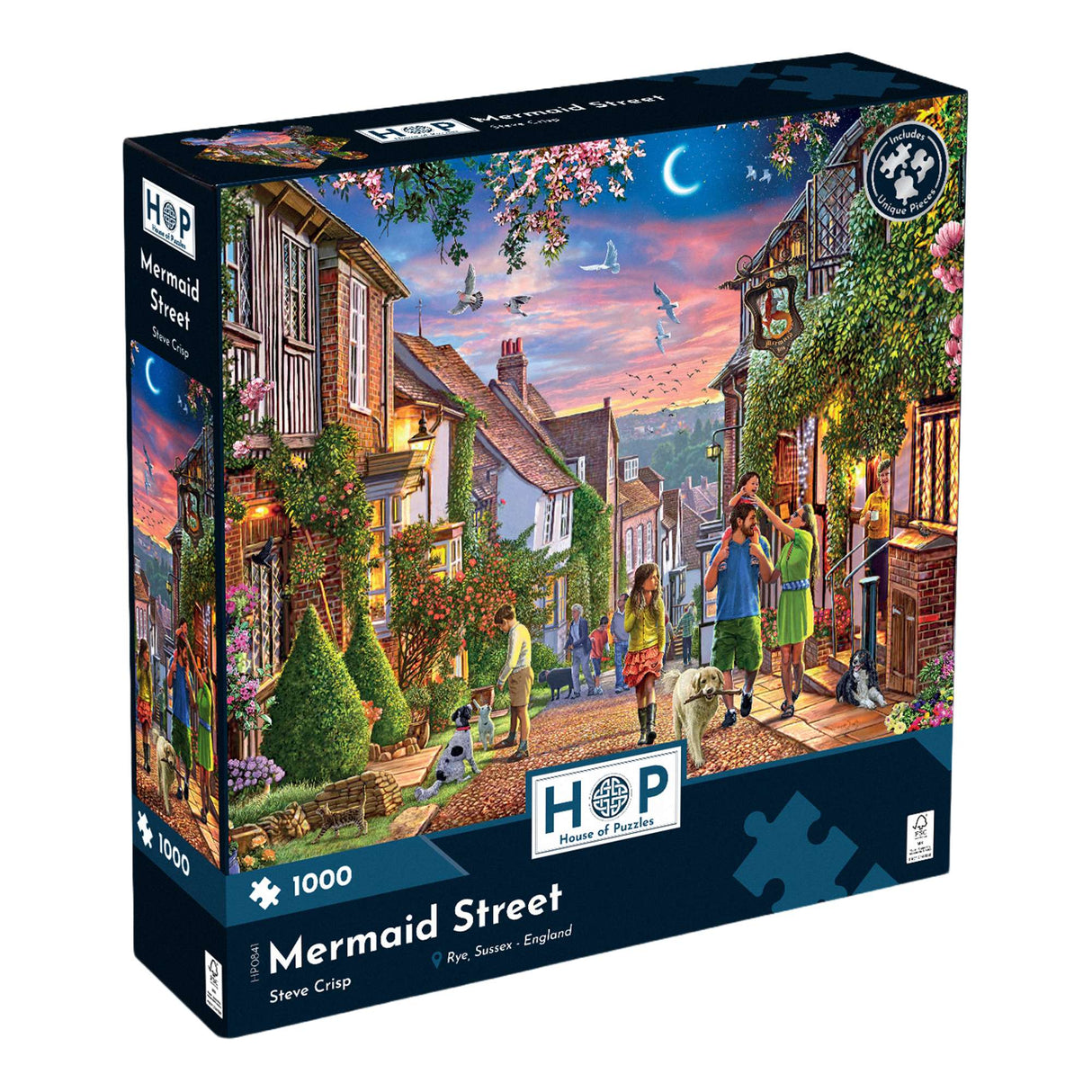 Mermaid Street 1000 Piece Jigsaw Puzzle