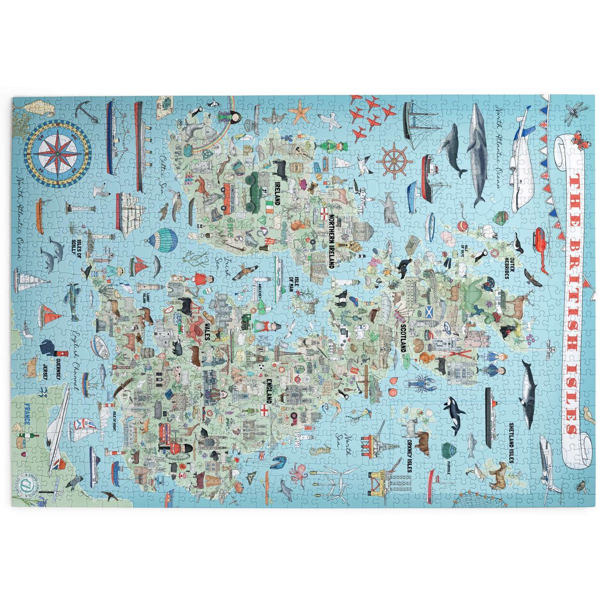 The British Isles 1000 Piece Jigsaw Puzzle