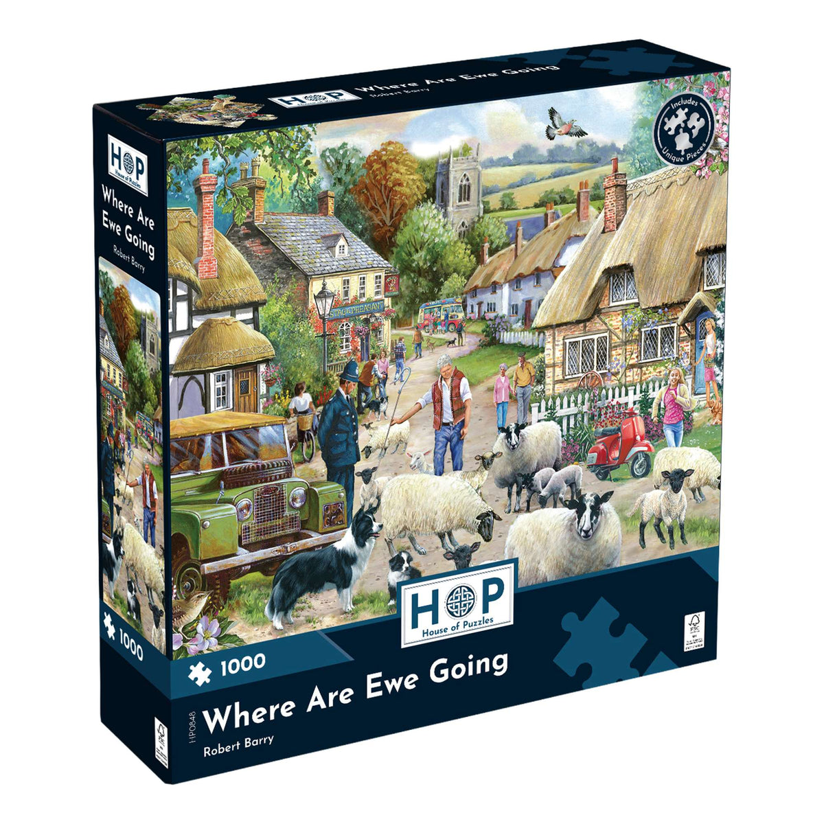 Where Are Ewe Going 1000 Piece Jigsaw Puzzle
