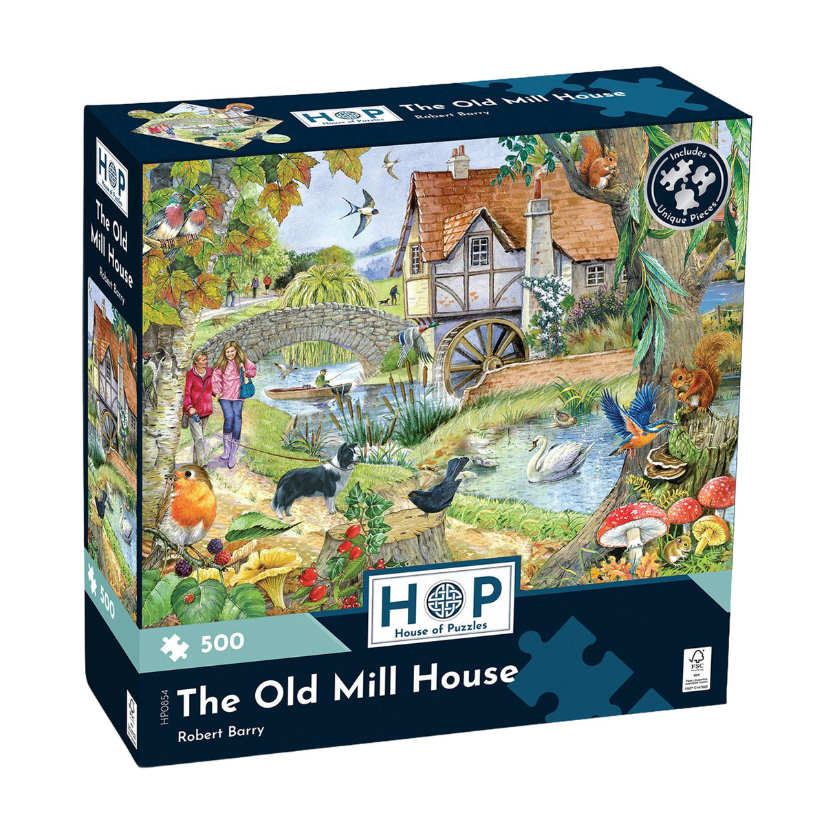 The Old Mill House 500 Piece Jigsaw Puzzle