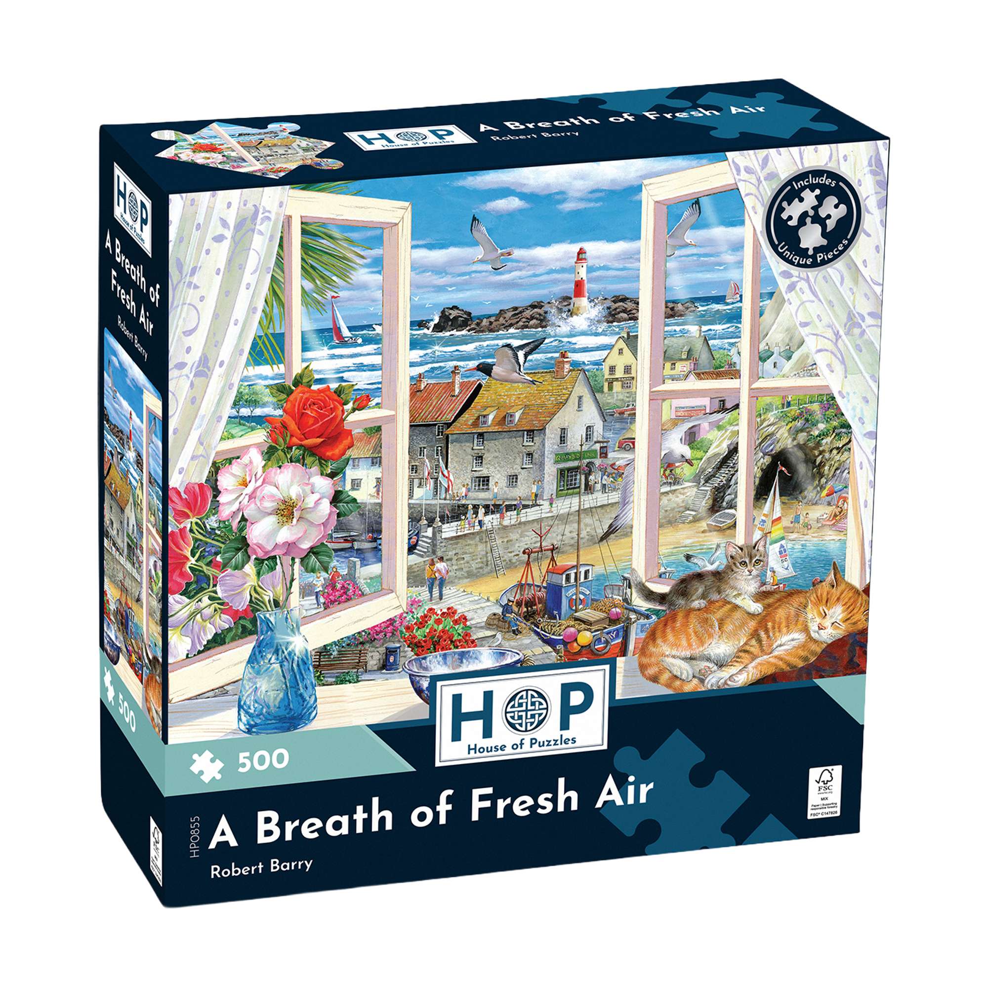 A Breath of Fresh Air 500 Piece | Seaside Jigsaw | House of Puzzles
