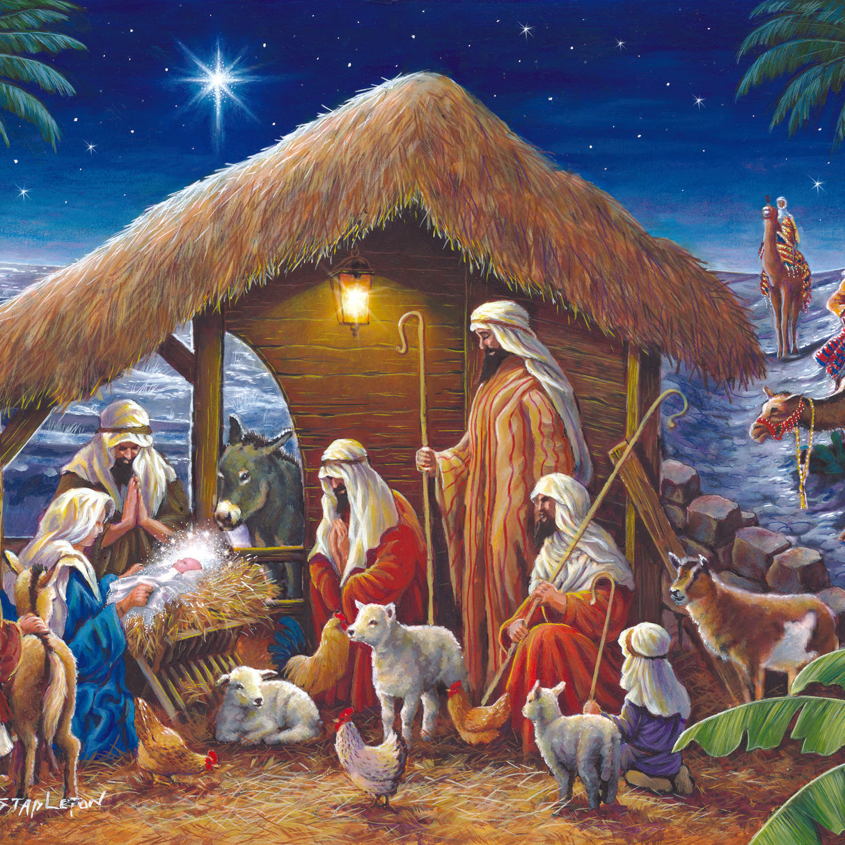 Away In a Manger BIG 250 Jigsaw Puzzle