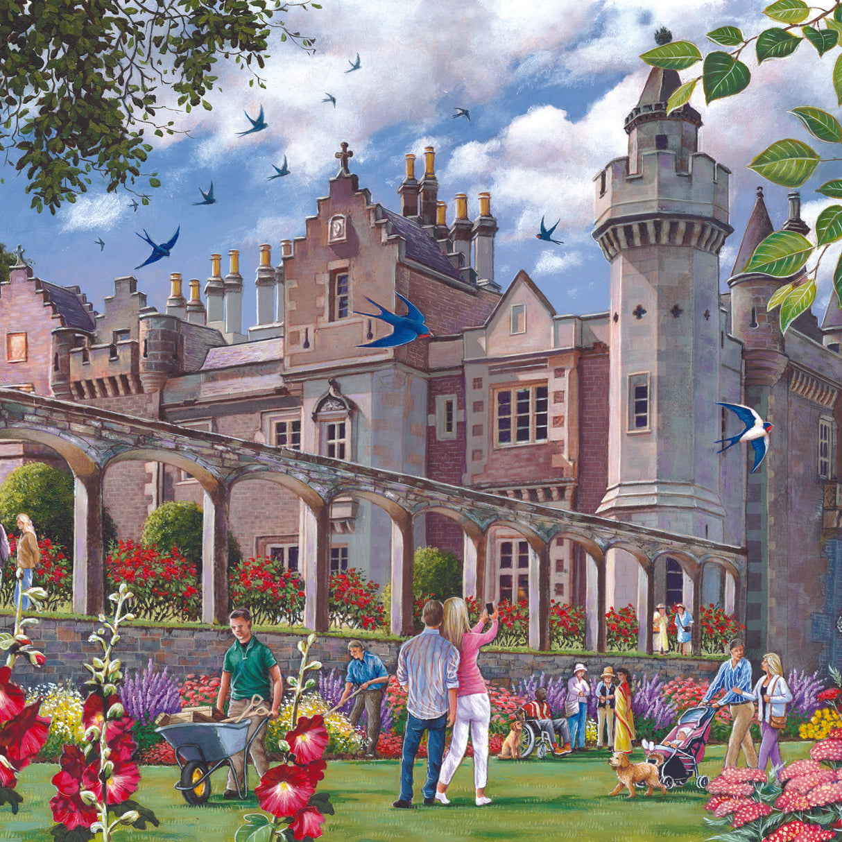 Abbotsford House 1000 Piece Jigsaw Puzzle