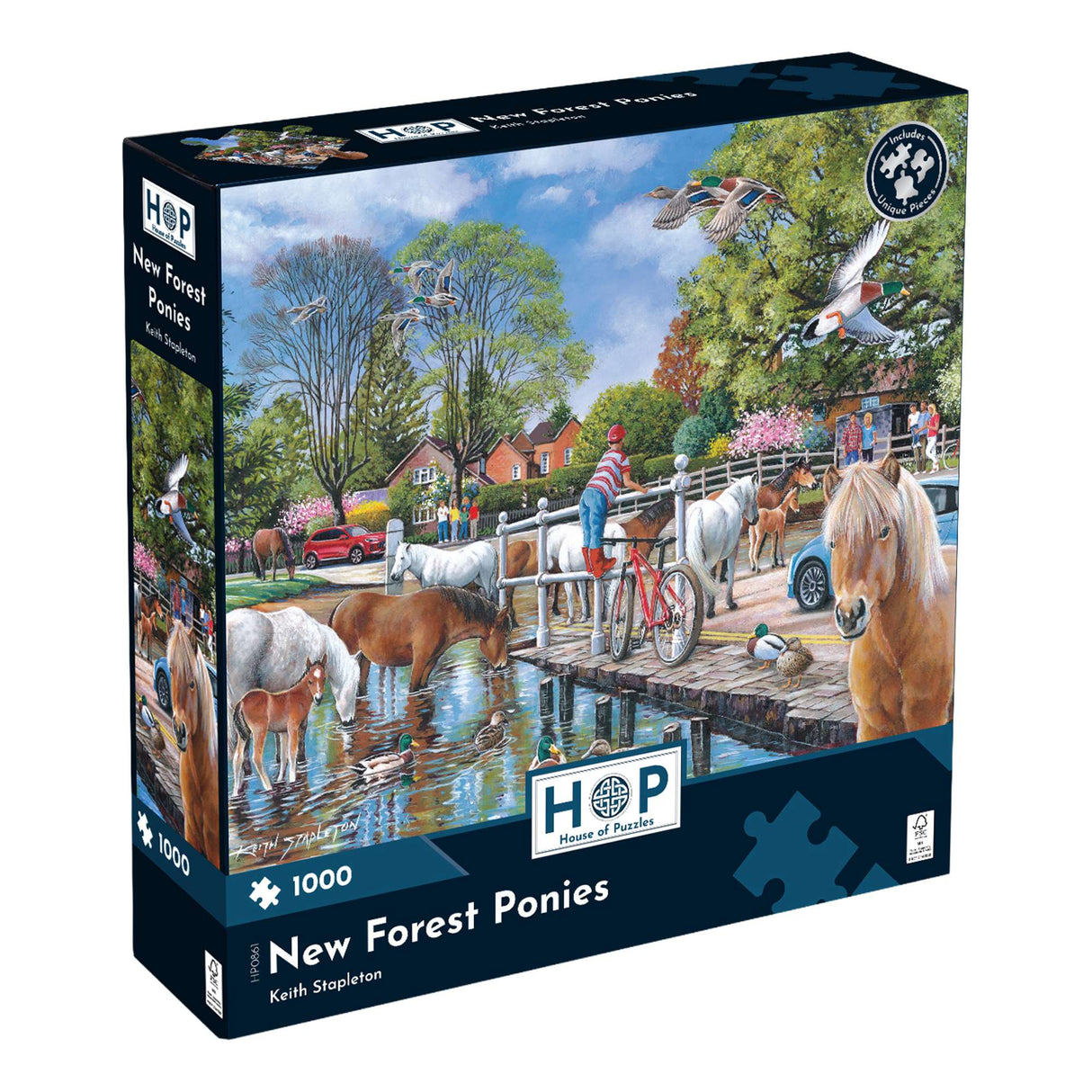 New Forest Ponies 1000 Piece Jigsaw Puzzle