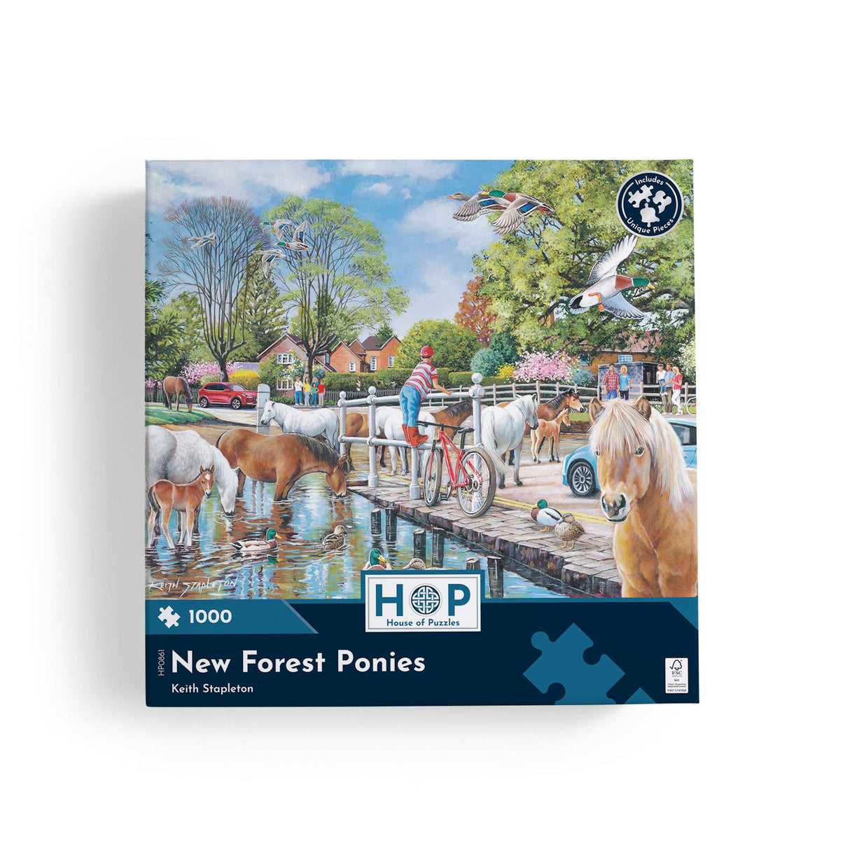 New Forest Ponies 1000 Piece Jigsaw Puzzle