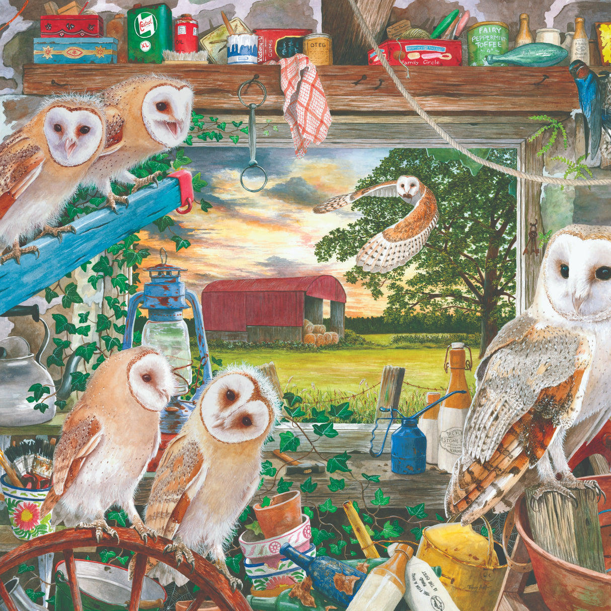 Night Owls BIG 500 Jigsaw Puzzle